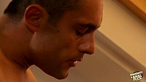 His disco stick ignites her ass in a naked tango at the nightclub. Deepthroat, doggystyle, and rough anal cum in mouth follow with puffy-nippled young 18+ beauty.