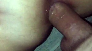 Wife Ibi Strictly Anal Pt 2 with Homemade Dildo and Husband Toy Play