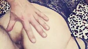 Wanted to rent apartment but got rough anal fucking in lingerie instead