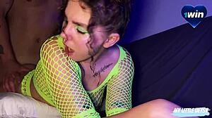 met this stunning girl at the club and gave her a rough pounding ending with cum in mouth