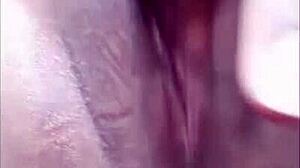 Masturbation Right Against Her Sensitive Clitoris