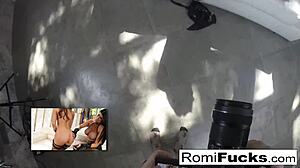 brunette lesbians romi rain and addison dress up for halloween pussy oral