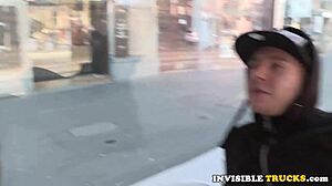 Are you ready for this redhead euro getting picked up for public car sex with missionary and cumshot?