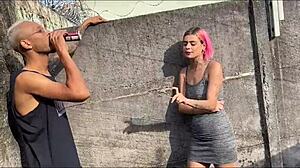 The friend maloka from Carmona fucked me all over in his backyard but damn that big black cock stretched me good