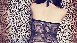 Wanted to rent apartment but got rough anal fucking in lingerie instead