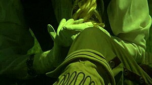 brooke ballentyne assfucks hired ranch hand outdoors by fireside with deepthroat facial and ass to mouth