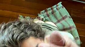 hot canadian blonde eden ivy subtly gags on big cock with deepthroat facial and wet pov