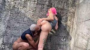 The friend maloka from Carmona fucked me all over in his backyard but damn that big black cock stretched me good