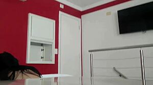 African Bride Sucks and Fucks Massive Black Cock in Hotel