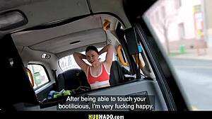 fit asian chick luna truelove fucks taxi driver heading to gym 😈🚕