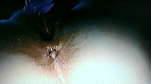 Blindfolded Wife Fucked with Rabbit Toy Hard!