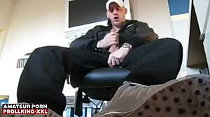 Prollking Xxl Alpha Bad Guy Jerkoff In Sneakers Socks