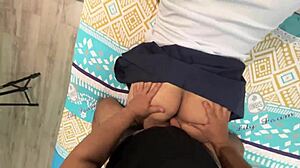 ay padrastro why you touchin my private parts if you keep rubbin your cock on my coño i'll wanna fuck