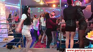 Glam Euro Babe Squirted with Cum at Crazy Orgy Party