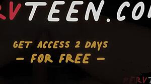 She plans rough sex with daddy for 18th birthday. Horny teen 18+ gives blowjob and rides in cowgirl for celebration.