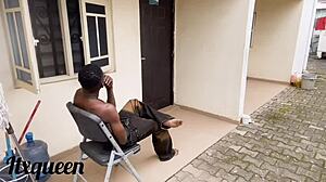 Airnryzona Sucks Huge BBC Deepthroat in BTS