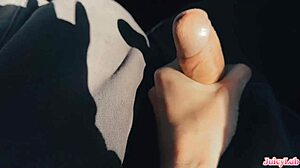 stepsis grabs my cock for a juicy handjob while i'm driving