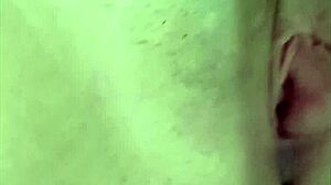 uh, this blonde just showed me her pink vagina up close