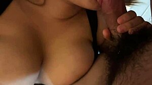 bestfriend subtly fucks curvy asian blonde with big natural tits in homemade lingerie session