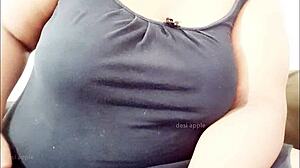 Indian sexy girl showing her horny big tits