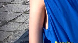 i love watching asian babes with small tits peeped outdoors by voyeur