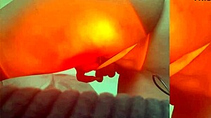 I'm watching this hot young 18+ morena stepdaughter dancing in lingerie. She gets so horny solo masturbating her big ass and pussy.