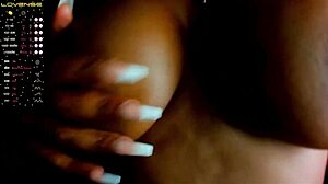 Big tits black kinky morenita masturbates pussy on chaturbate webcam