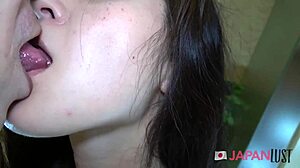 Slim japanese hotwife gets pov creampie with vibrator toys