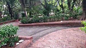 omg these two horny colombian lesbians are masturbating their asses in a public park, so wild! 🔥😈