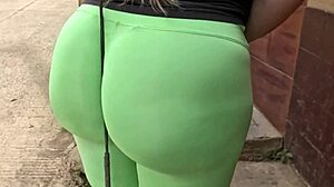 i took my friend's mom for a walk and stared at her huge beautiful ass in yoga pants