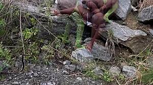 I Seduced The Tourist Guard And Fucked Him On The Rock!