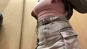 whoa, this teen 18+ gets extreme anal fucking and squirting orgasm in public outdoor spot! 😱