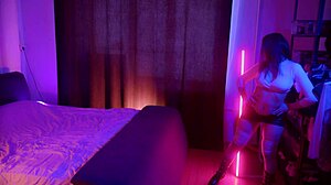 lecherous man dominates milf with rough ass to mouth fucking after pissing on her natural tits