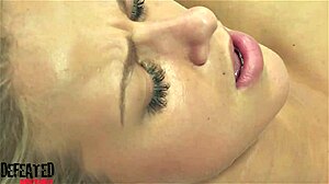 Blonde Czech European Lesbians Engage in Intense Tribbing Sex Fight with Pussy to Pussy Contact Leading to Orgasm.