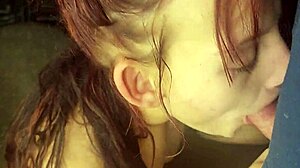 18 year old stepsis milks my cock passionately while fingering her shaved pussy