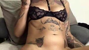 Wait, are you watching me shave my pussy while masturbating my tight asshole with huge dildo?