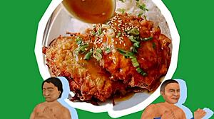 false hood features nico moron in a chinese food wrestling match