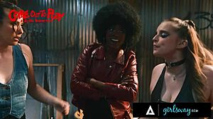 girlsway - 10 girl lesbian gangbang rough fisting strap-on sex squirting warriors parody 🔥👩‍❤️‍💋‍👩