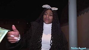 public agent picks up brazilian babe with big tits and ass for hardcore fucking outdoors