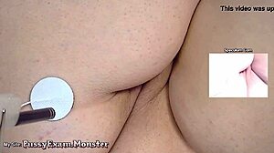 Pussy Exam Camshow with Close-Up Fingering and Gaping