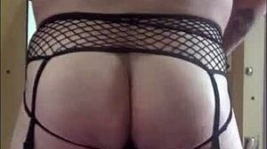 As a bisexual crossdresser, I casually enjoy strapping on a dildo for some homemade anal fun with toys.