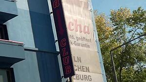 Tourist explores specific details of Pascha venue in Cologne Germany during European German trip part 2