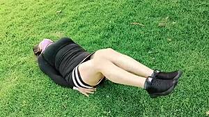 Mostrona Cu�ada Puta Latina Colombiana Exhibicionista Me Lleva Al Parque Para Que La Grabe Y Ense�arme Sus Tangas Y Su Concha Quiere Calentarme La Zorra Parte1 Full On Red