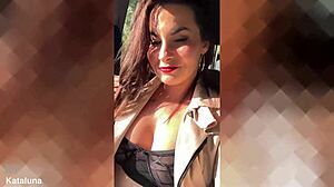 Kataluna Enjoys High-Speed Thrills In Her Car Leading To Impressive Squirting Moments