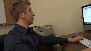 She Eagerly Concludes The Interracial Casting Interview By Jerking His Creamy Load Onto Her Round Golden Titties.