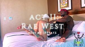 Barefoot beauties Iluvshauna, Rae West, and Tiffany Nacke get kinky with feet and big black cock action.