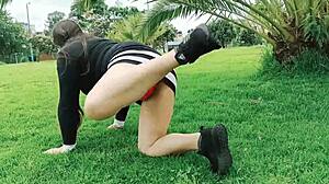 Mostrona Cu�ada Puta Latina Colombiana Exhibicionista Me Lleva Al Parque Para Que La Grabe Y Ense�arme Sus Tangas Y Su Concha Quiere Calentarme La Zorra Parte1 Full On Red