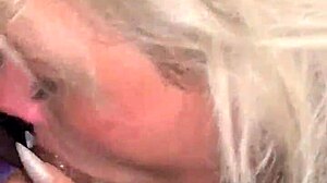 bbc mature deepthroat with blonde slut sucking