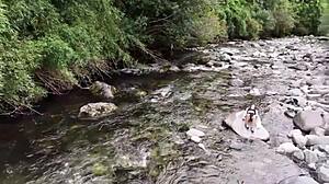 Slutty Teen 18+ Catches Spying Pervert And Invites Him For Double Cumshot!