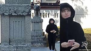 Visiting tokyos giant sex shops 2nd part with asian babe in homemade couple creampie and vibrator toys